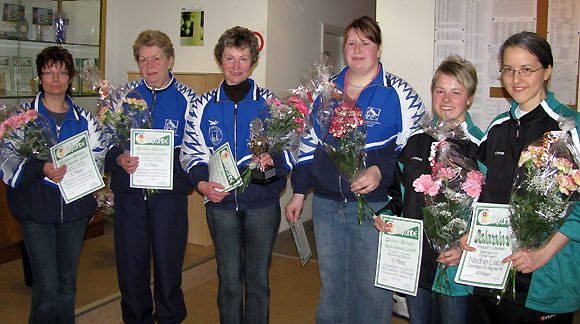 Siegerinnen 9. Dietmar-Bttcher-Gedenk-Pokal Damen