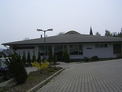 Blick auf das Gasthaus