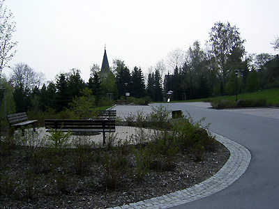Blick auf das Gasthaus