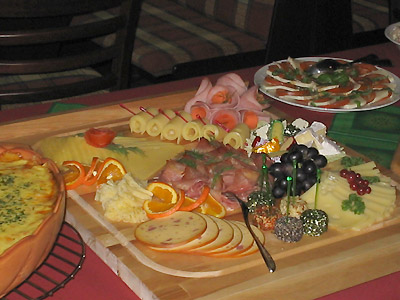 Die K�se-Schinken-Platte